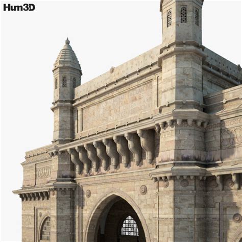 Gateway of India 3D model - Download Architecture on 3DModels.org