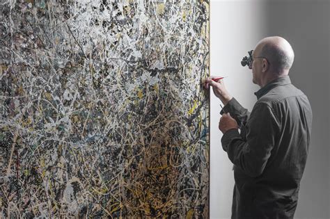 A Jackson Pollock Painting Gets A Touch-Up — And The Public's Invited ...