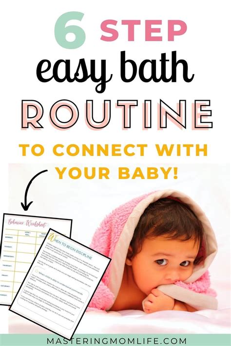 Easy Step by Step Tear-Free Baby Bath Routine - Mastering Mom Life