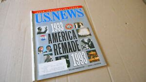 US News & World Report Magazine America Remade 1933-1993 | eBay