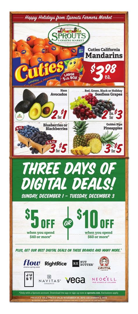 Sprouts Weekly Ad Nov 29 – Dec 03, 2019