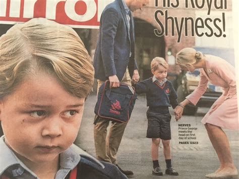 Anorak News | Prince George’s first day at school: beaming with nerves ...