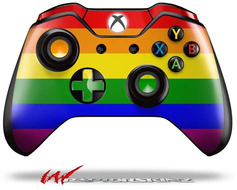 Decal Style Skin for Microsoft XBOX One Wireless Controller Rainbow ...