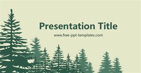 Forest PowerPoint Template