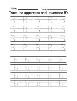 Alphabet Activity Pages Letter Bb Worksheets by Ms Heck's Edutopia