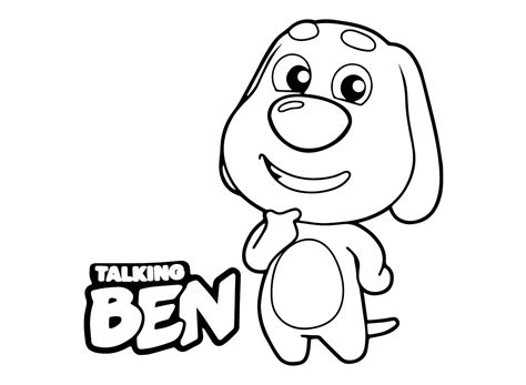 Talking Ben Coloring Pages to Print - Free Printable Coloring Pages