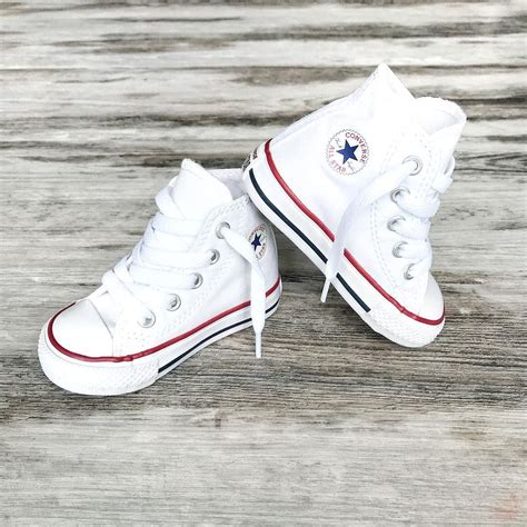 Converse Kids Chuck Taylor All Star Toddler High Top White | Cute baby ...