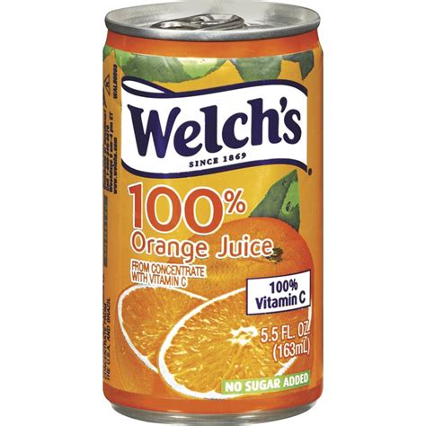 Welch's 100% Orange Juice Cans, 48 / Carton (Quantity) - Walmart.com - Walmart.com