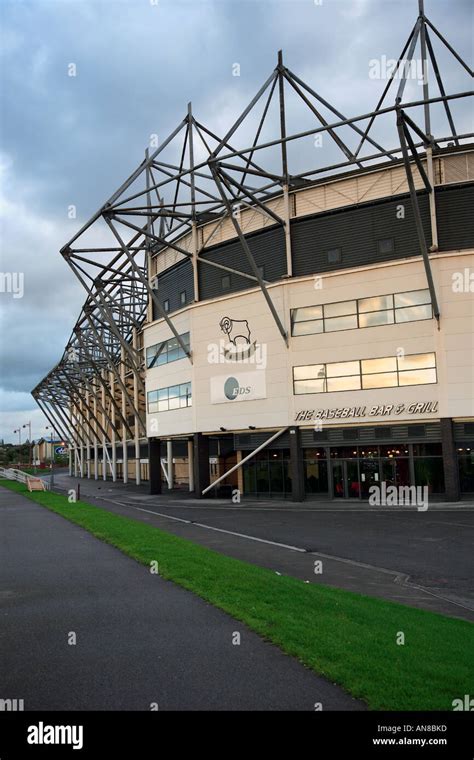 Pride park west stand Derby County FC Football Stadium, exposed rib ...