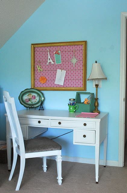 Desk Before and After | Pink & Polka Dot