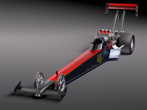 Top Fuel Dragster 2011 - 3D Model by SQUIR