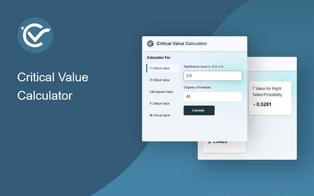 Critical Value Calculator extension - Opera add-ons