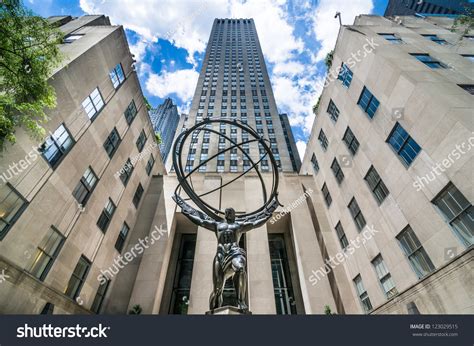 New York - December 6: Atlas Statue At Rockefeller Center On December 6, 2012 In New York. The ...