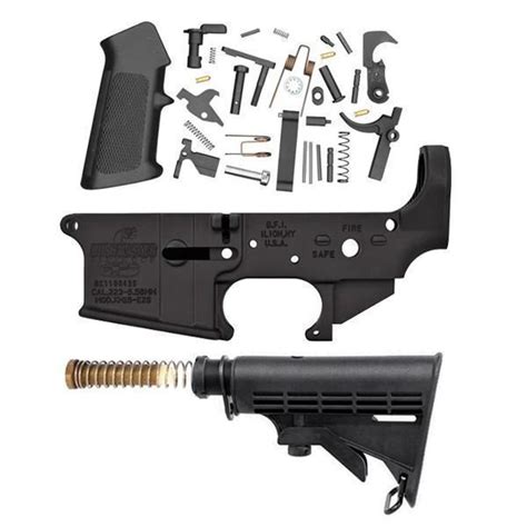 BUSHMASTER XM15-E2S LOWER RECEIVER W/PARTS & STOCK - $149.99 + S/H | gun.deals