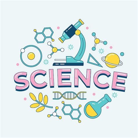 Free Vector | Science word concept | Science doodles, Science words ...