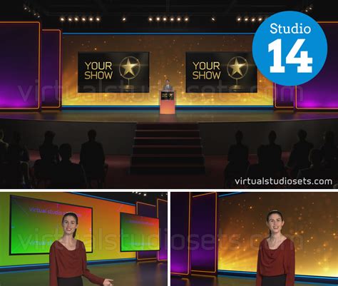 Studio 14 : new virtual studio set | VirtualStudioSets.com