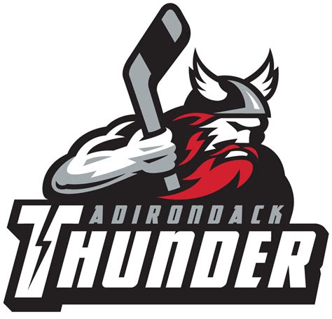 Adirondack Thunder Logo - Primary Logo - ECHL (ECHL) - Chris Creamer's ...