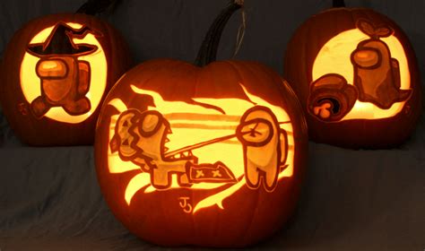 Cool Among Us Pumpkin Carving Pics | [Creative]