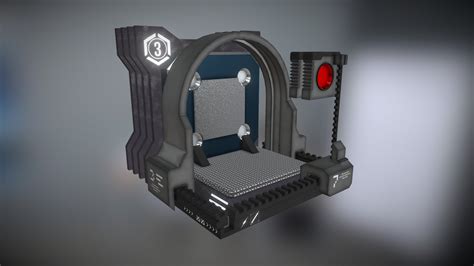 Technical Sci-Fi Scanner - Download Free 3D model by igor.tesV [fd7c2b3] - Sketchfab