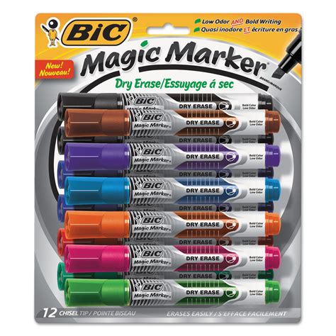 Buy BIC Intensity Advanced Dry Erase Marker, Tank Style, Chisel Tip, Assorted Colors, Bright ...