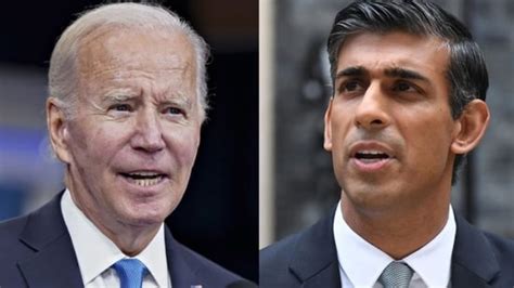 Biden, Sunak vow to stick together on Ukraine | World News - Hindustan ...