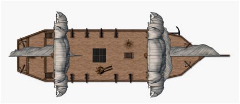 Pirate Ship Map Dnd, HD Png Download , Transparent Png Image - PNGitem