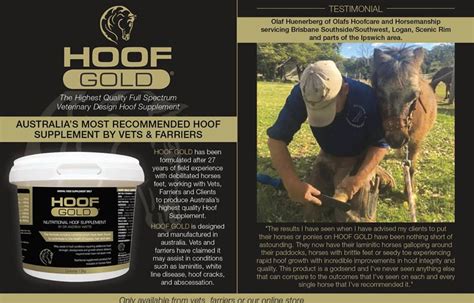 Australia's Most Recommended Horse Hoof Supplement