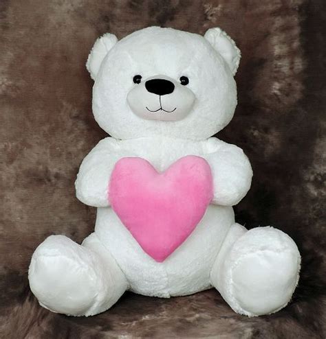 Giant Heart Teddy Bear