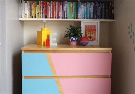 IKEA Malm Drawers Makeover: IKEA Hacks For Kids Rooms - A Baby on Board blog