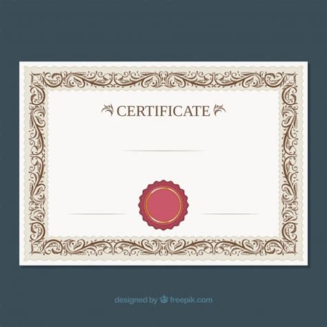 Certificate Border Vector Free Download at GetDrawings | Free download