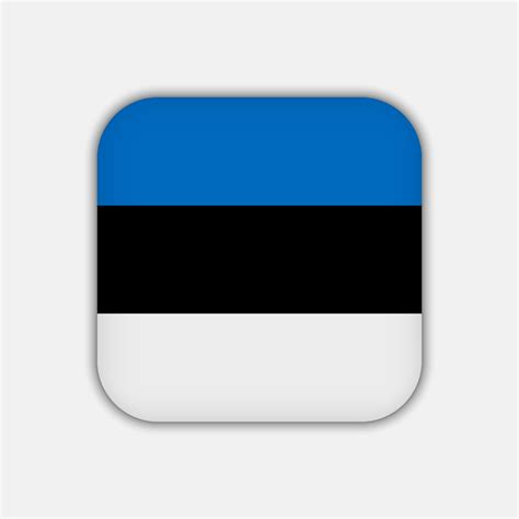 Estonia flag, official colors. Vector illustration. 10794414 Vector Art at Vecteezy