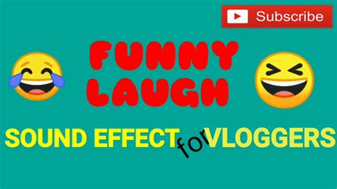 FUNNY LAUGH Sound Effect Useful tool for vloggers