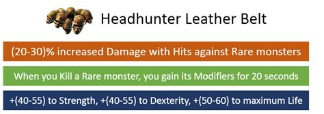 PoE Headhunter Belt Farming, Item Level, Build 3.18, Ancient Orb, Corruptions