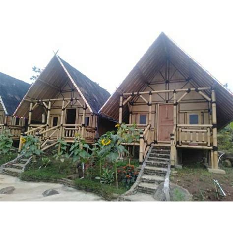 Jual rumah dari bambu atap injuk ukuran bisa d pesan harga per m2 | Shopee Indonesia