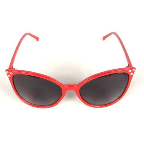 Red Modern Cat Eye Sunglasses:Here are some updated cat eye sunglasses. The frames are bigger ...