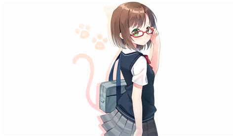 Anime Girl With Brown Hair Glasses – Telegraph