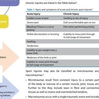 The most common types of sports injuries | Download Scientific Diagram