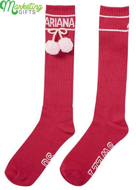 Marketing Gifts: Branded Holiday Socks by Ariana Grande