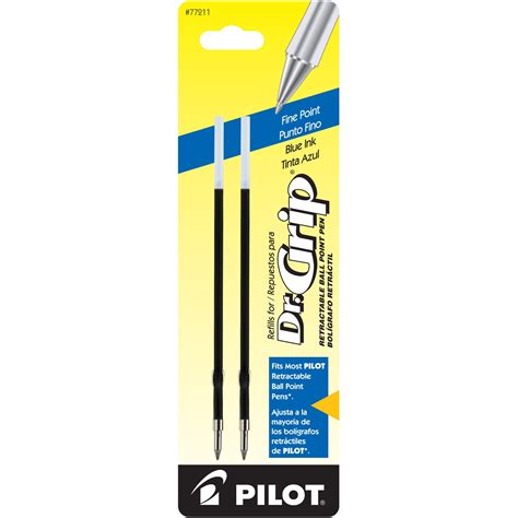 Pilot Dr. Grip Retractable Pen Refills, 2 / Pack (Quantity) - Walmart ...