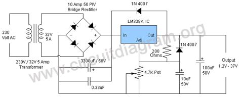 power supply - LM338 gets very hot - Electrical Engineering Stack Exchange