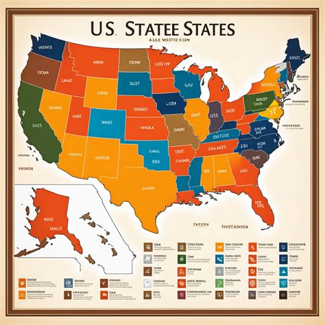 US states map by Will Liviano - Playground