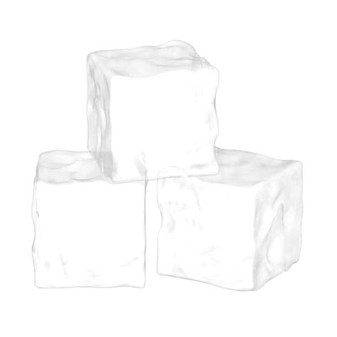 3d Three Dimensional Transparent Texture Ice Cubes, 3d, C4d, Stereoscopic PNG Transparent Image ...