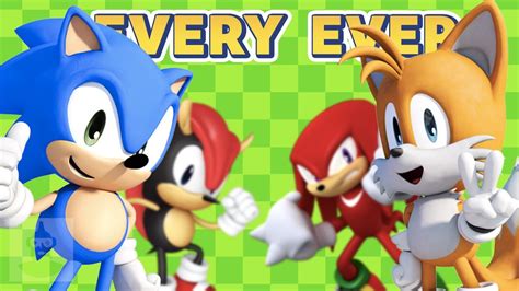 Every Sonic Character (Playable) Ever | The Leaderboard - YouTube