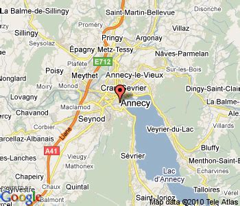 annecy france map | Annecy, Moiry, Poisy