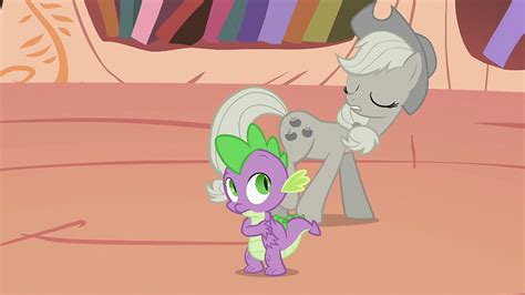 Image - Applejack walking behind Spike S2E02.png - My Little Pony ...