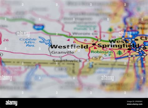 Westfield massachusetts map hi-res stock photography and images - Alamy