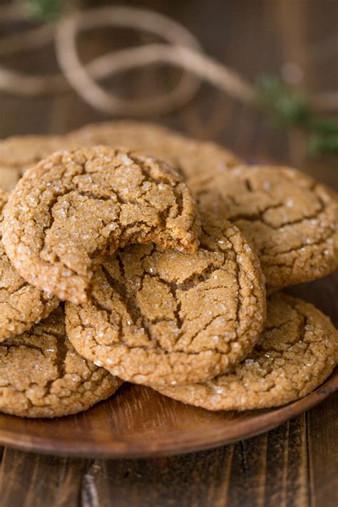 Old Fashioned Ginger Snaps - Lovely Little Kitchen