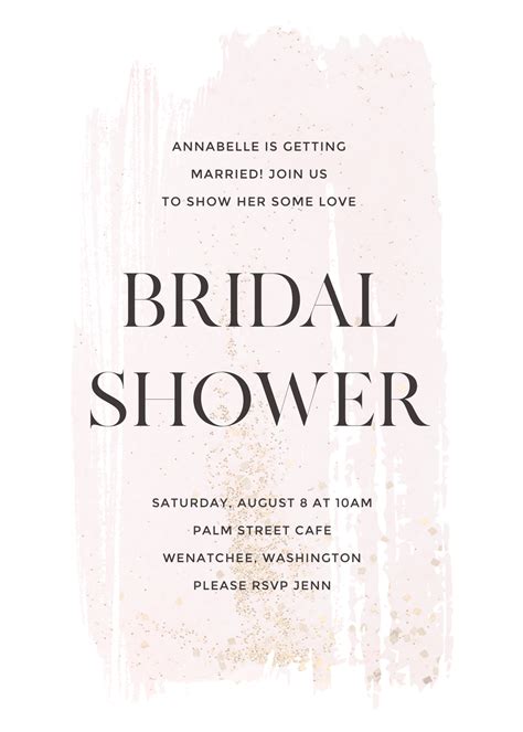 Annabelle's Bridal Shower 사용자 지정 가능 card 템플릿 | Shutterstock