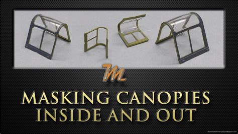 How to create canopy masks for the inside and outside. Plastic scale ...