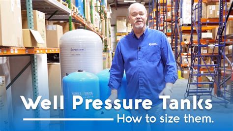 How to Size a Well Pressure Tank - YouTube